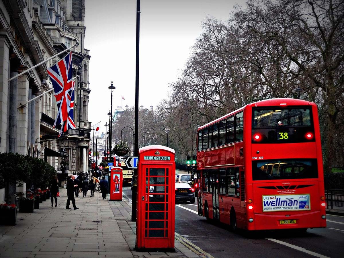 Strada-di-Londra Inghilterra