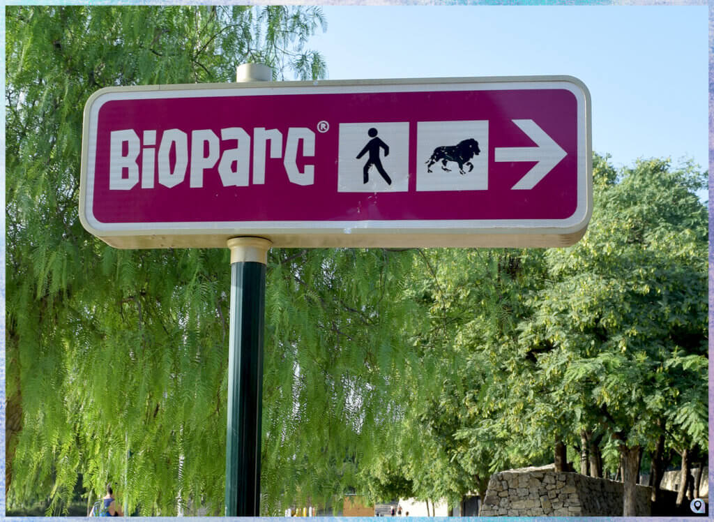 Bioparc di Valencia, insegna