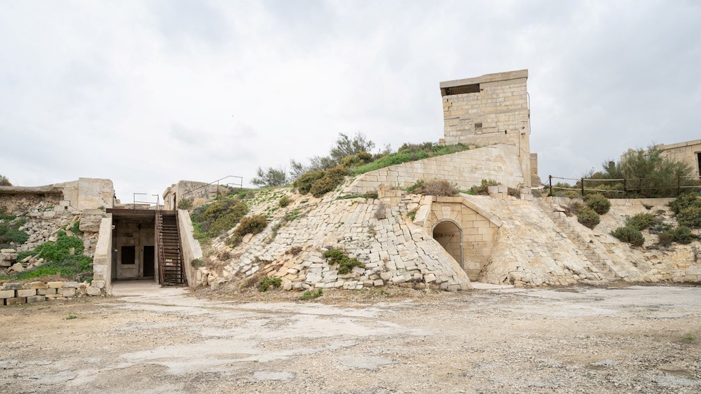 Fort Delimara-esterno ed ingresso