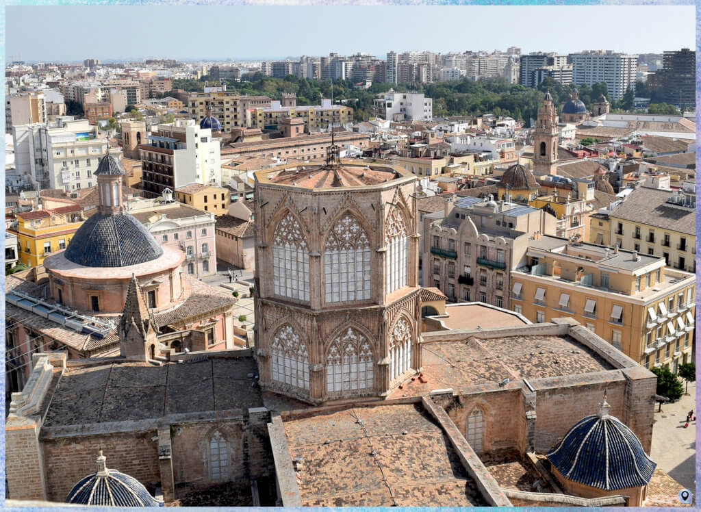 Vista dal Micalet: la Cattedrale di Valencia