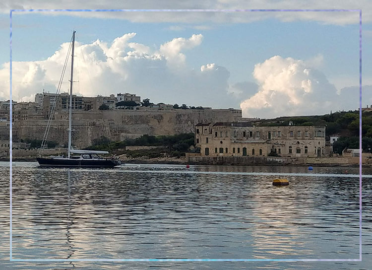 Manoel Island vista del Fort Manoel da Sliema