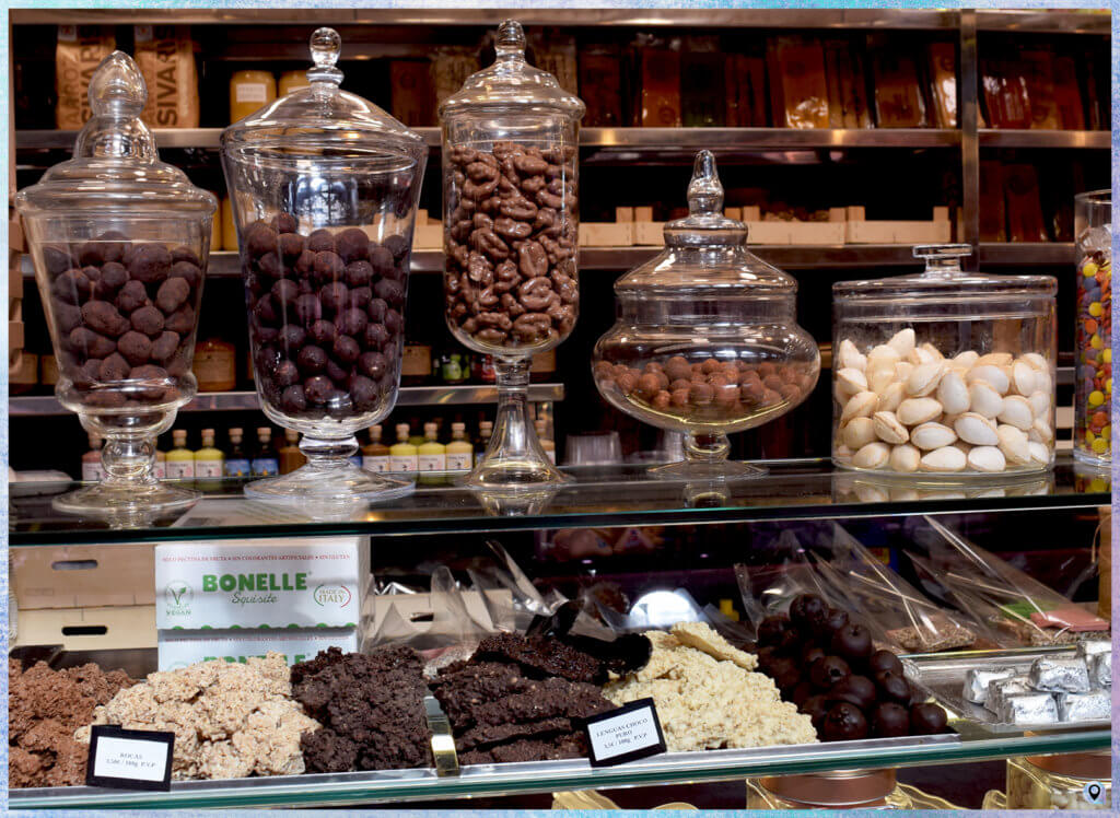 Mercato Centrale di Valencia, cioccolatini e dolci